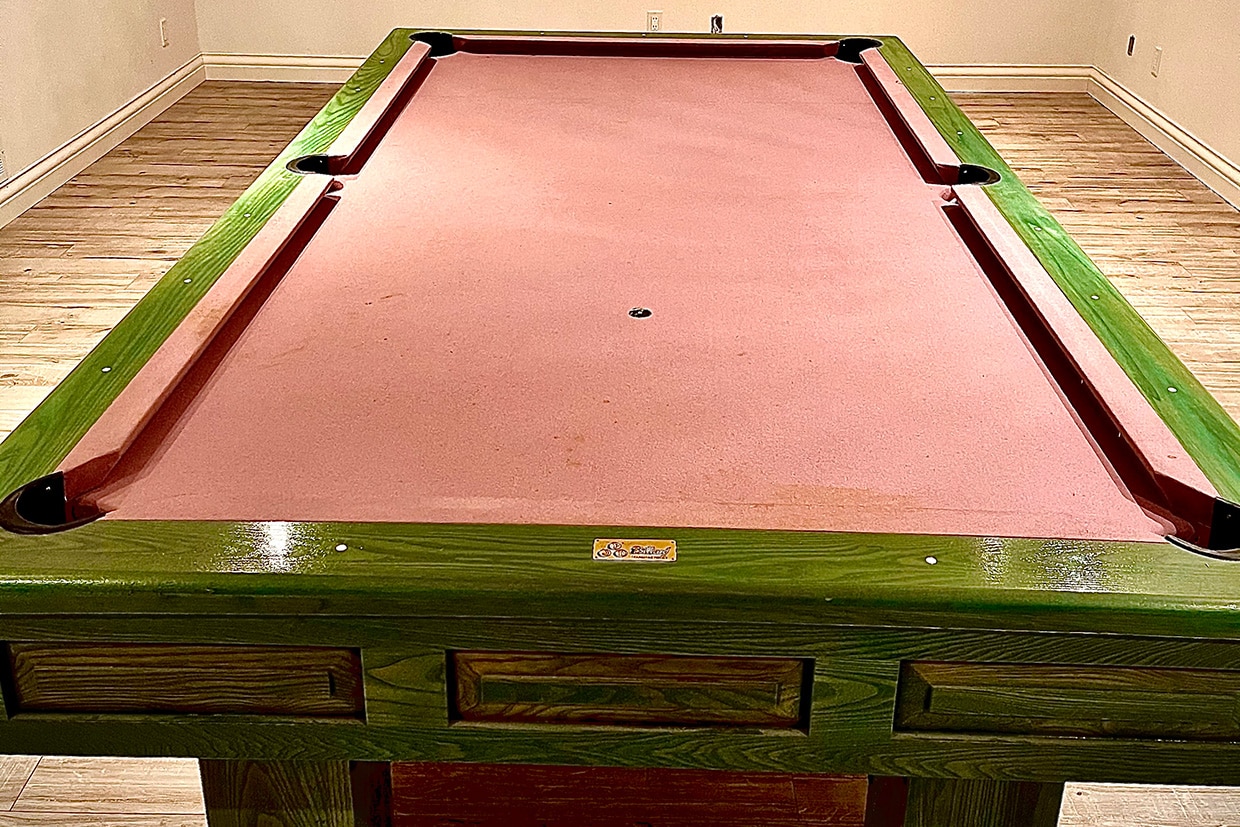 pool table moving