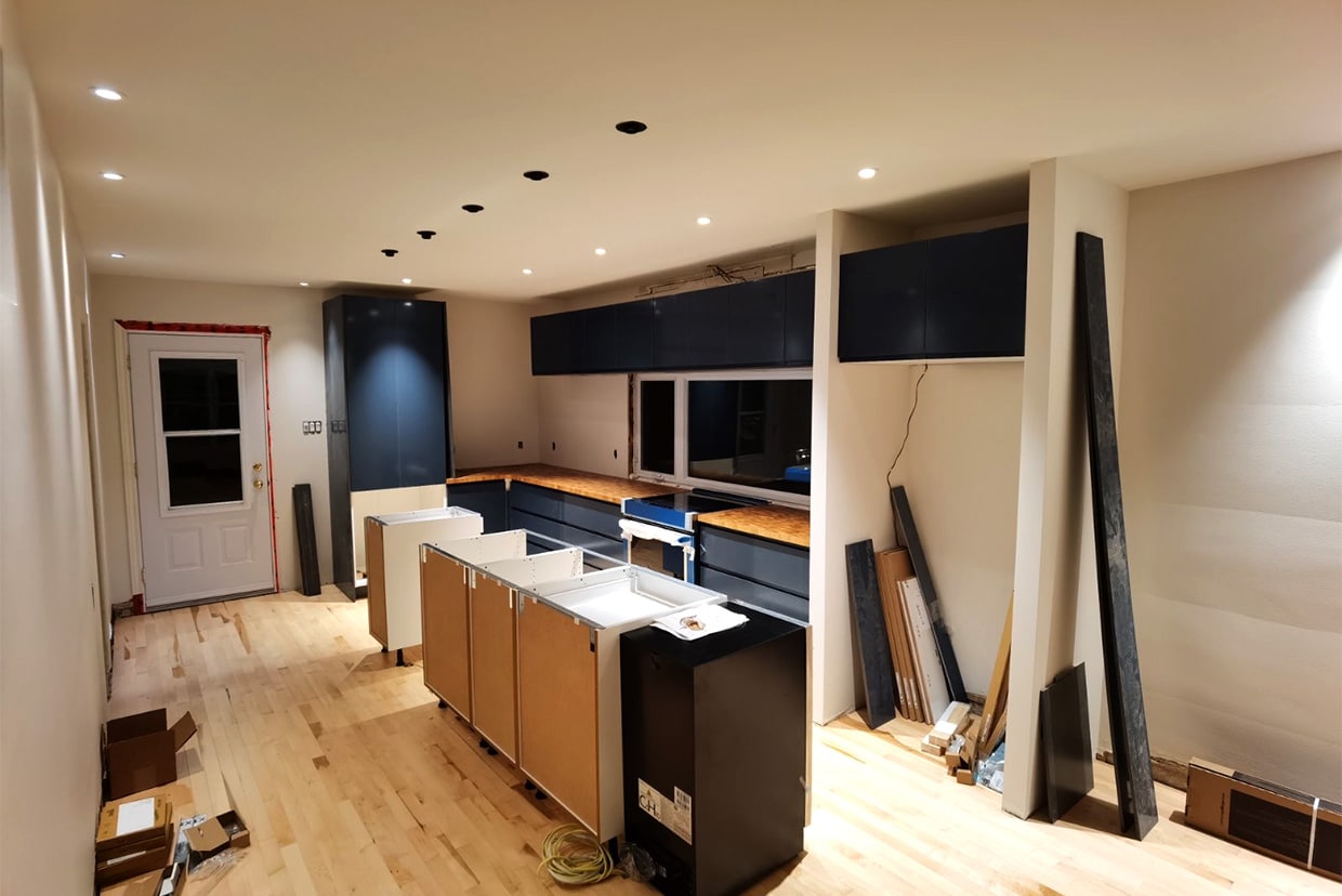 IKEA kitchen installation in Montreal